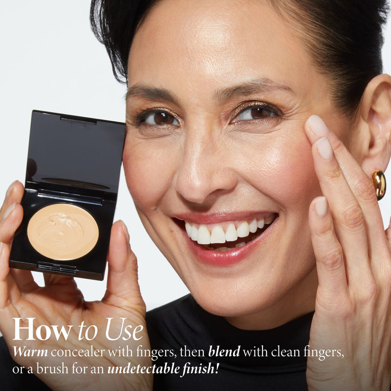 Seamless Finish Full Coverage Concealer how to use model