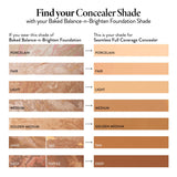Seamless Finish Full Coverage Concealer shade finder with bnb