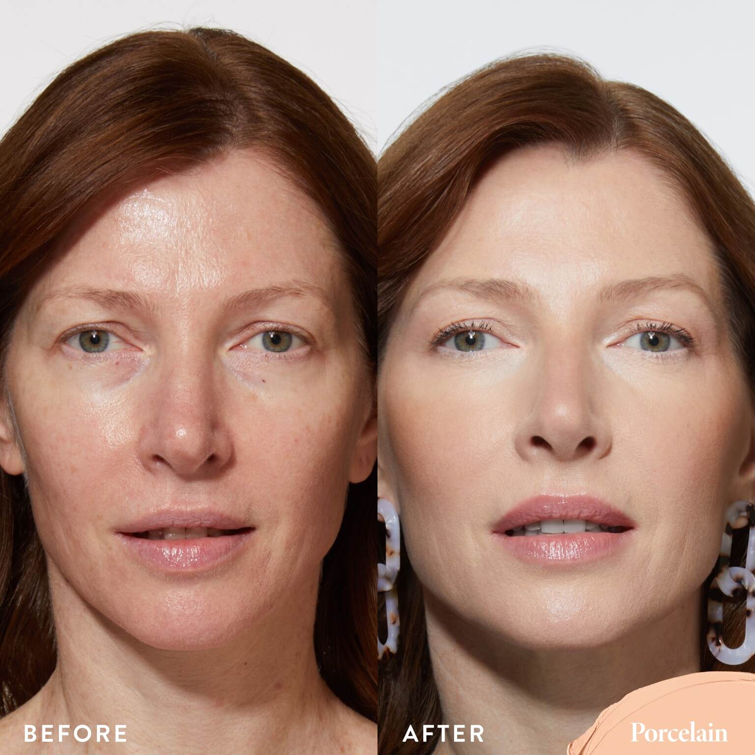 Seamless Finish Full Coverage Concealer Model B&A in porcelain