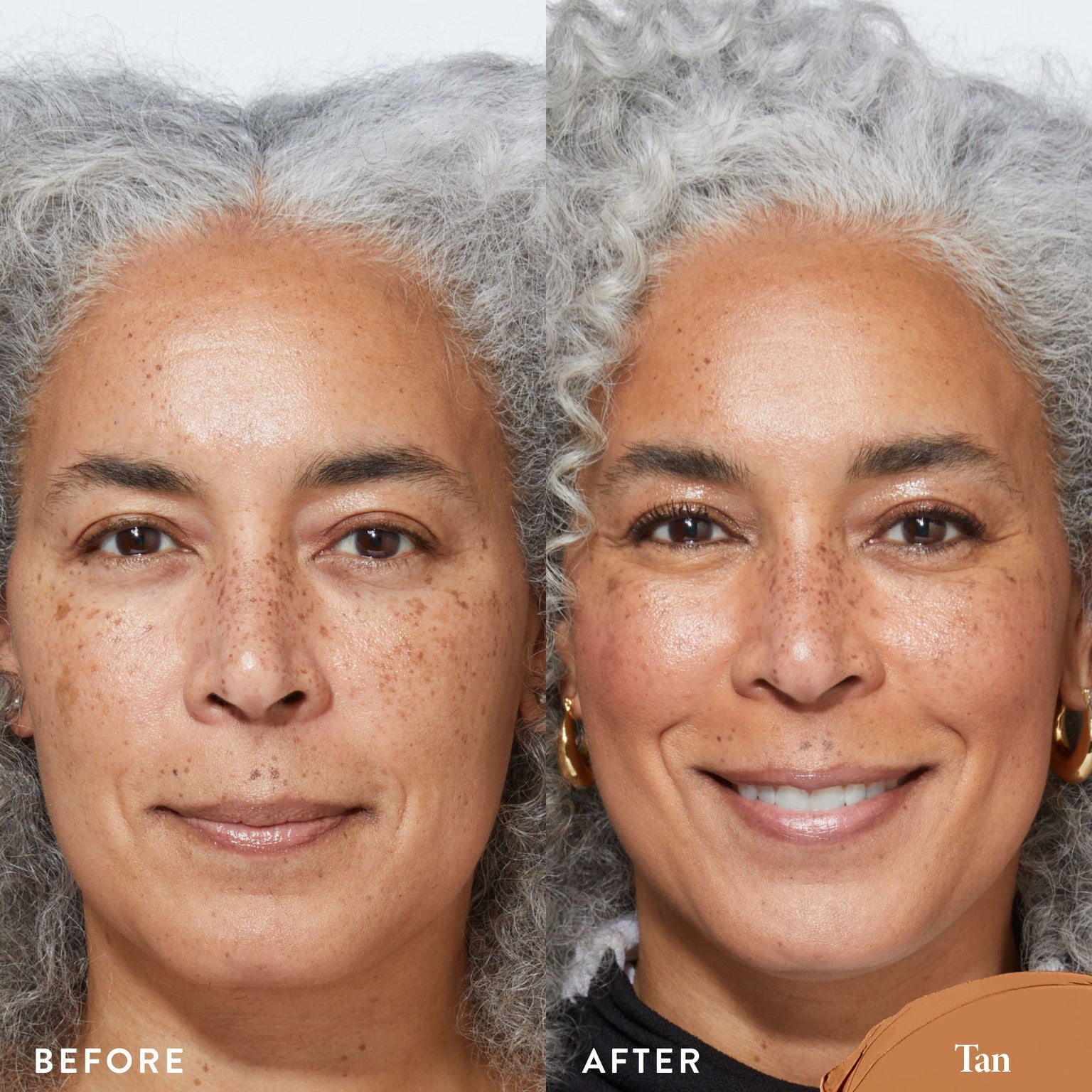 Seamless Finish Full Coverage Concealer Model B&A in tan
