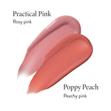 Serum Blush texture with shade callout