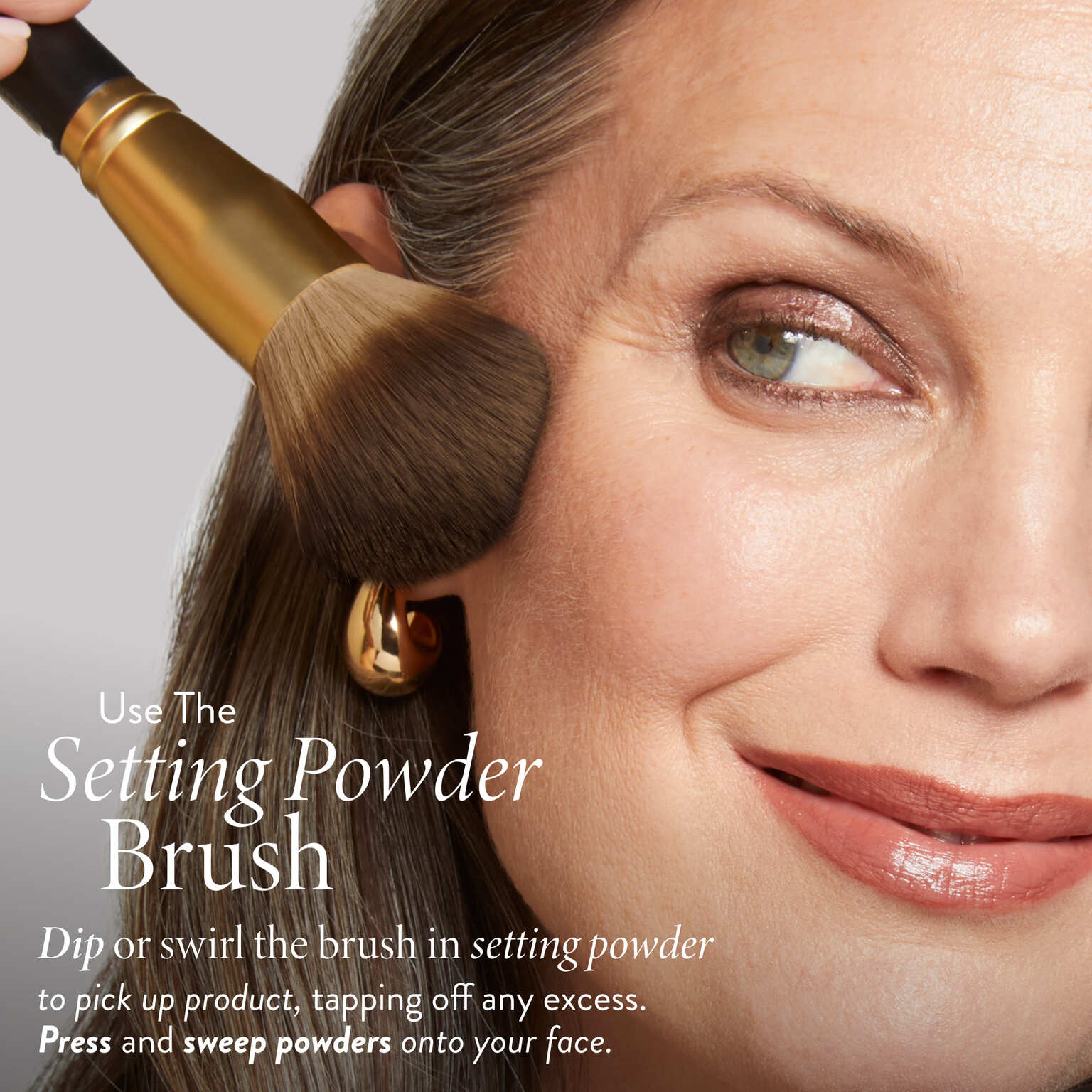 Setting Powder Brush howto use model application