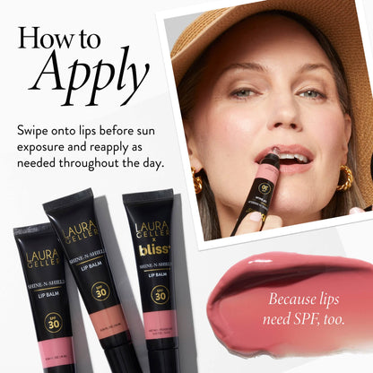 Shine-n-Shield Lip Balm SPF 30 How to apply