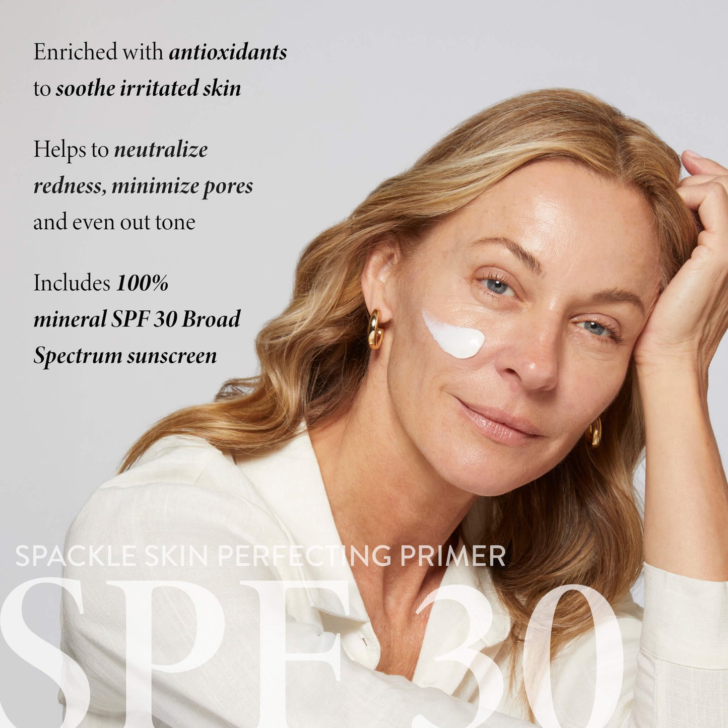 Spackle Skin Perfecting Primer Broad Spectrum Sunscreen SPF 30 product benefits