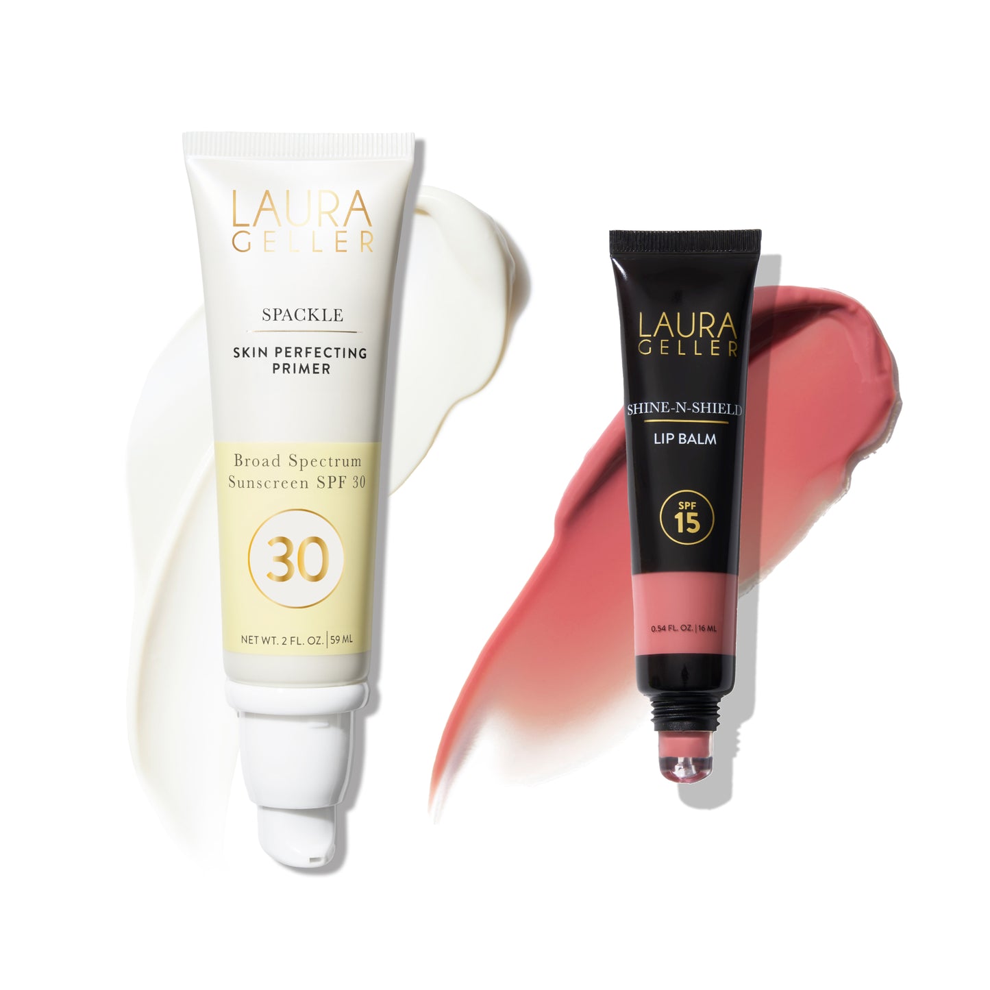 Spackle Primer SPF 30 and Shine-n-Shield SPF 15 Lip Balm soldier 