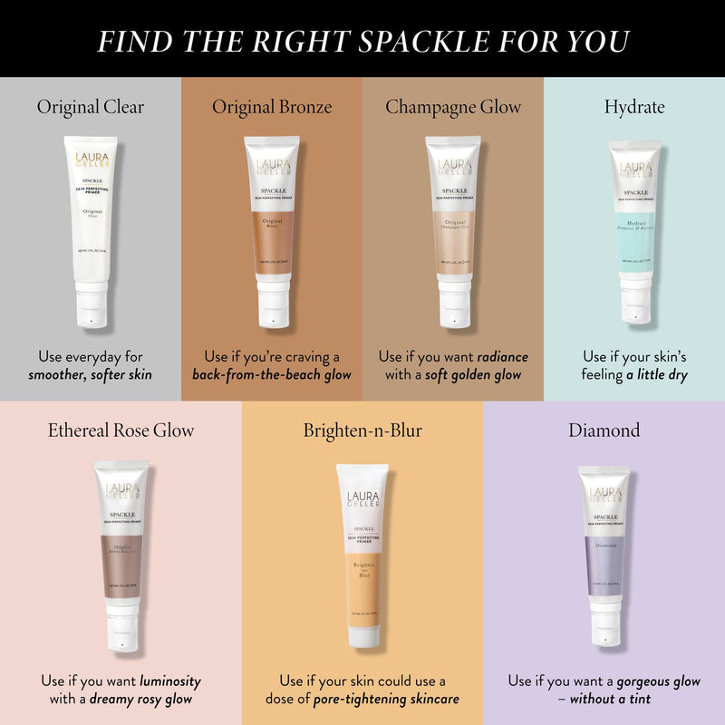Spackle Skin Perfecting Primer Diamond Comparison Chart