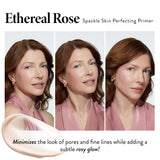Spackle Skin Perfecting Primer: Ethereal Rose product benefits on model