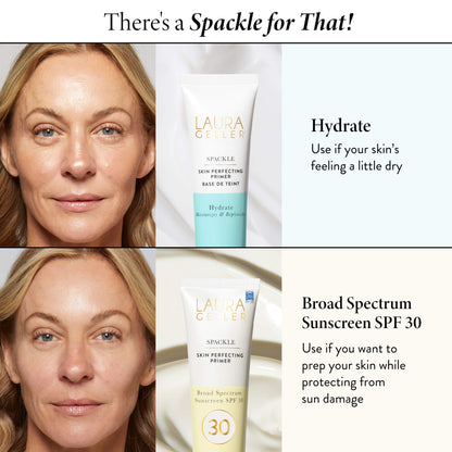 Spackle Skin Perfecting Primer Hydrate comparision chart