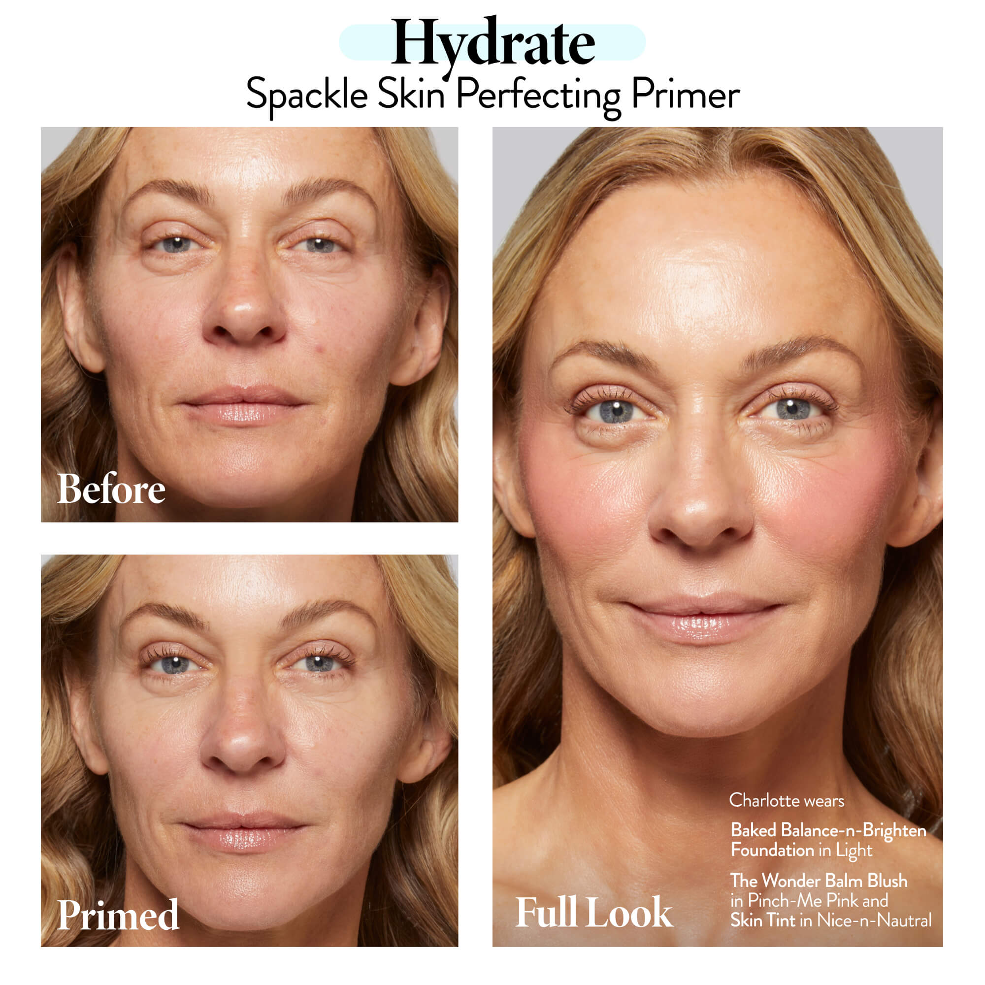 Spackle Skin Perfecting Primer Hydrate model B&A NEW