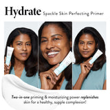 Spackle Skin Perfecting Primer Hydrate product benefits on model