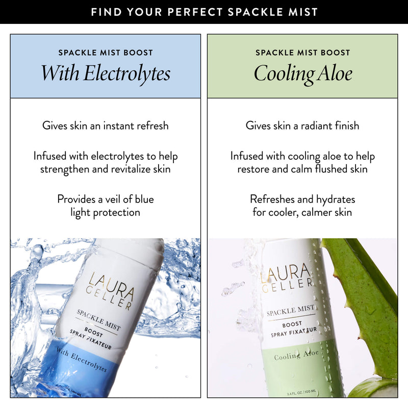Spackle mist boost with cooling aloe comparison chart