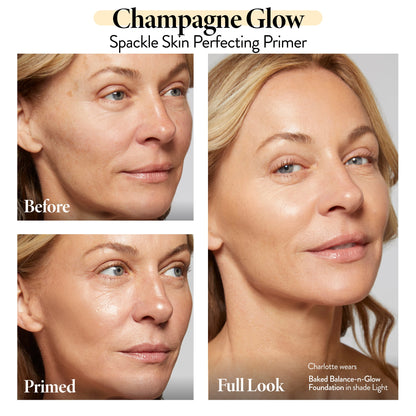 Spackle Skin Perfecting Primer: Original Champagne Glow model B&A