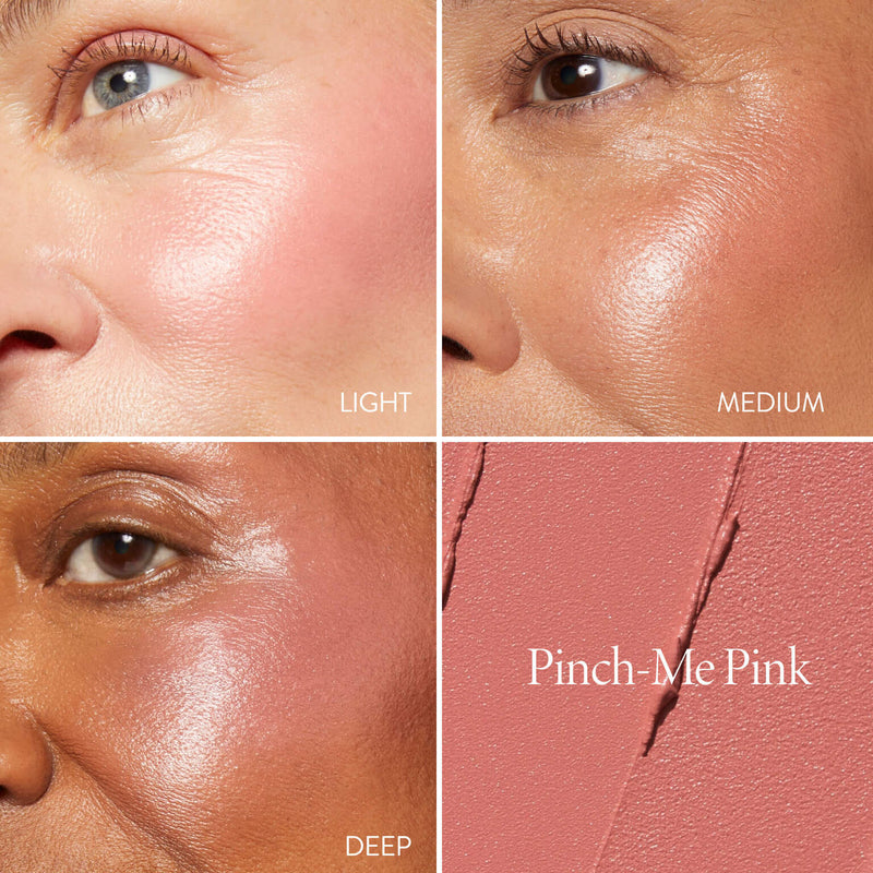 The Wonder Balm Model Shade Grid in pinch me pink