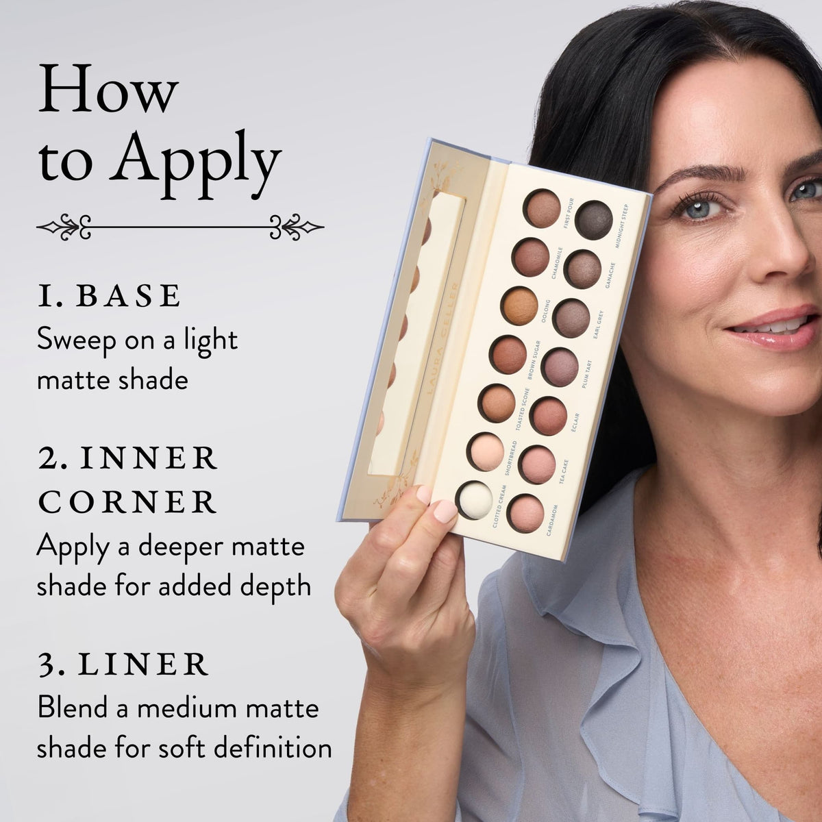 The Delectables 14-Well Baked Eyeshadow Palette - Teatime Touches how to apply