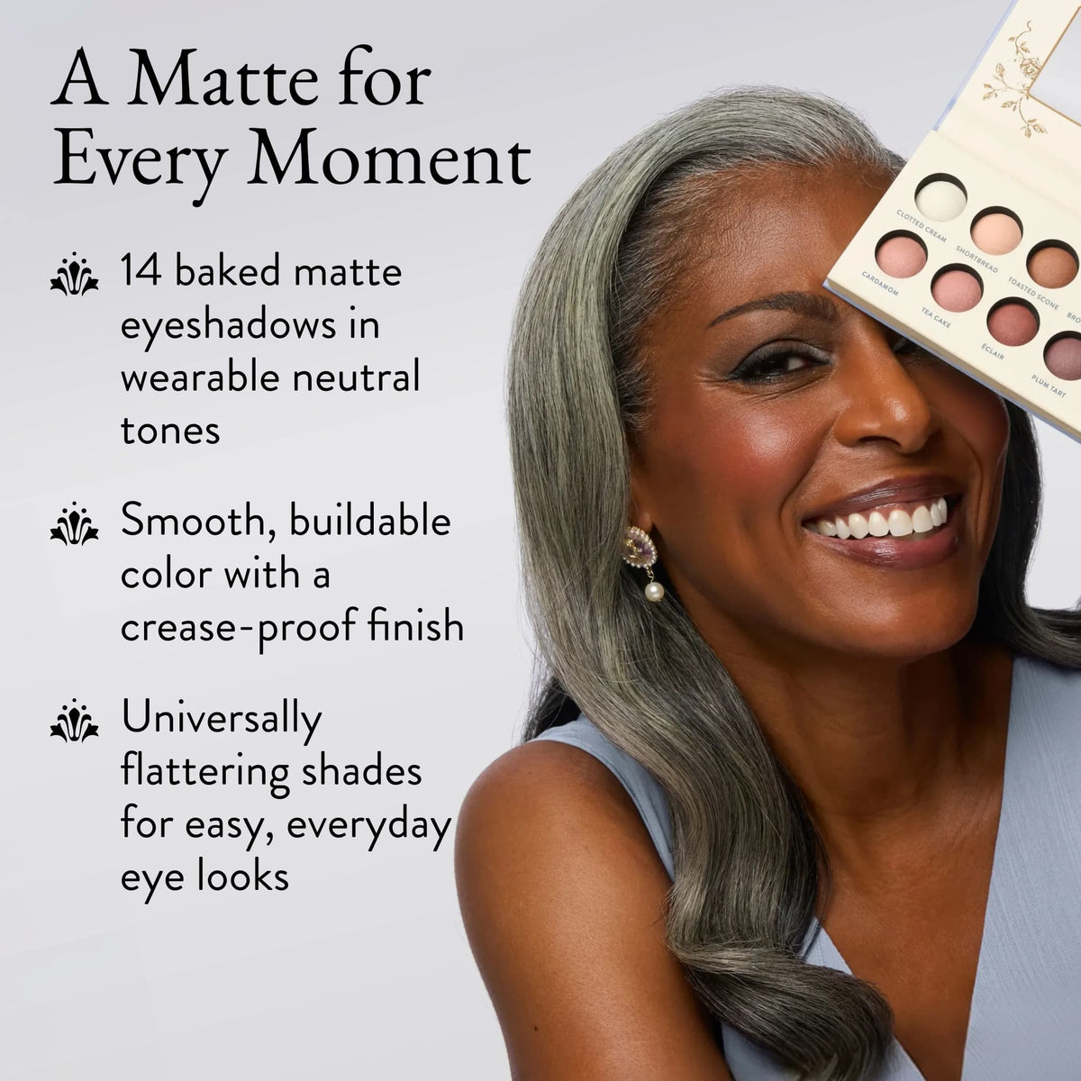 The Delectables 14-Well Baked Eyeshadow Palette - Teatime Touches a matte for every moment
