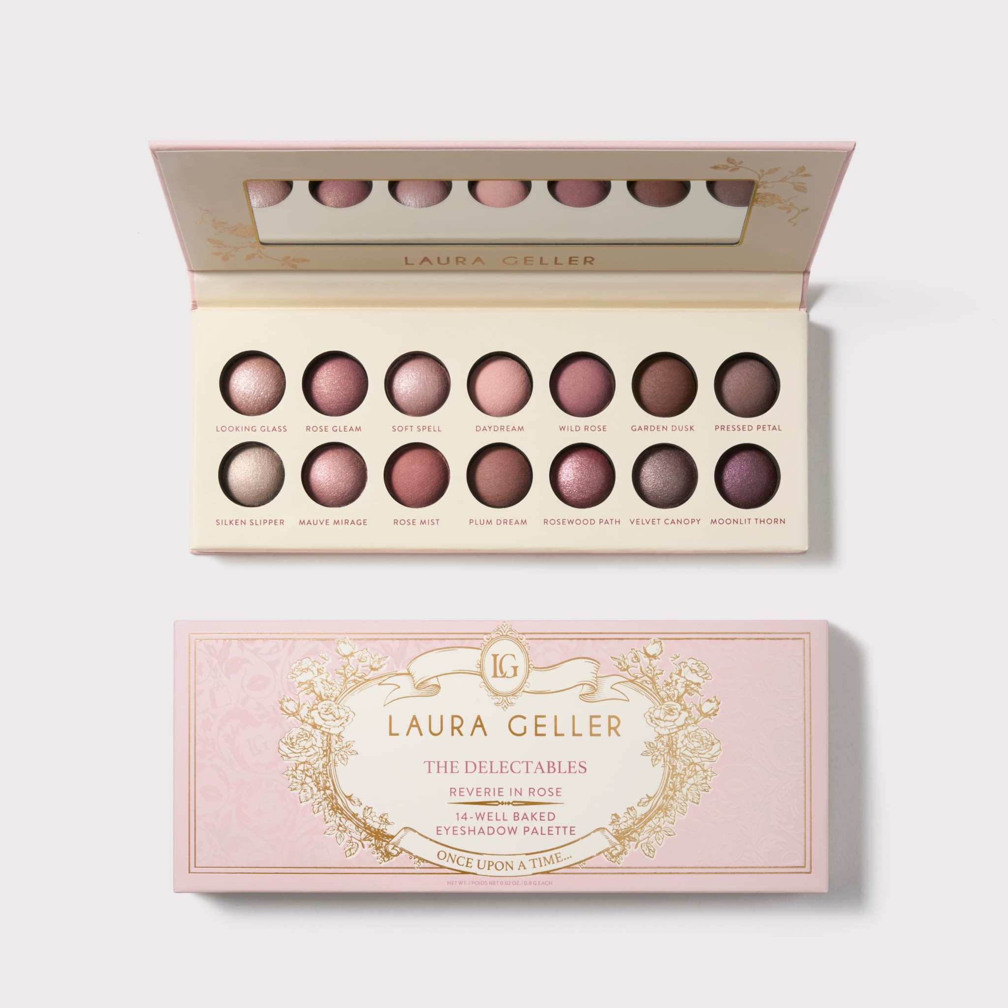 The Delectables 14-Well Baked Eyeshadow Palette - Reverie in Rose soldier