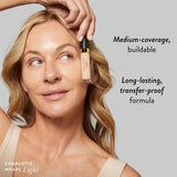 Ideal Fix Concealer Product Benefits on model - medium coverage, long lasting