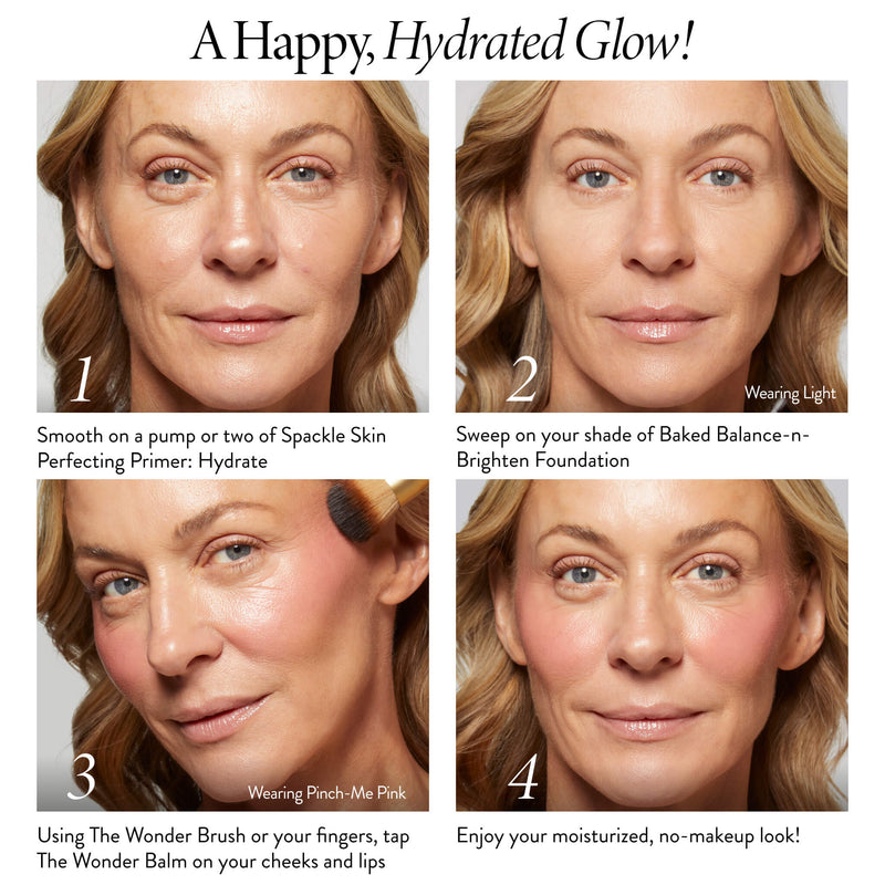 The Wonder Balm Hydrating Blush routine builder