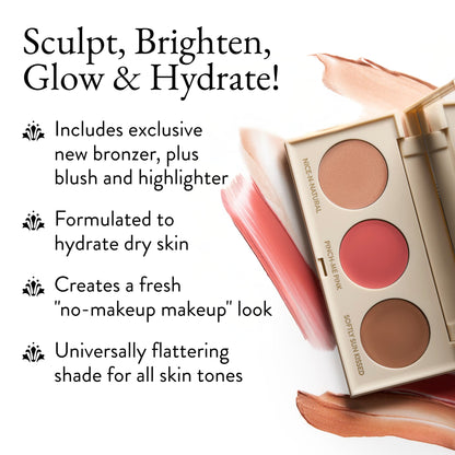 The Wonder Balm Hydrating Palette benefits