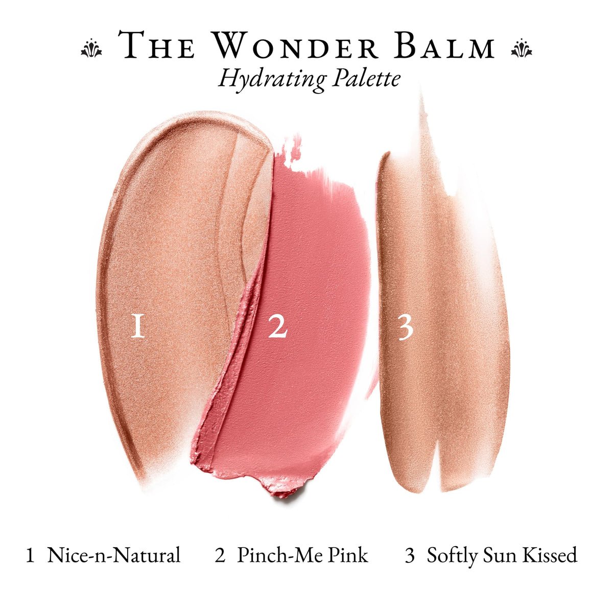 The Wonder Balm Hydrating Palette texture