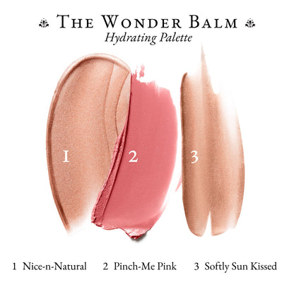The Wonder Balm Hydrating Palette texture