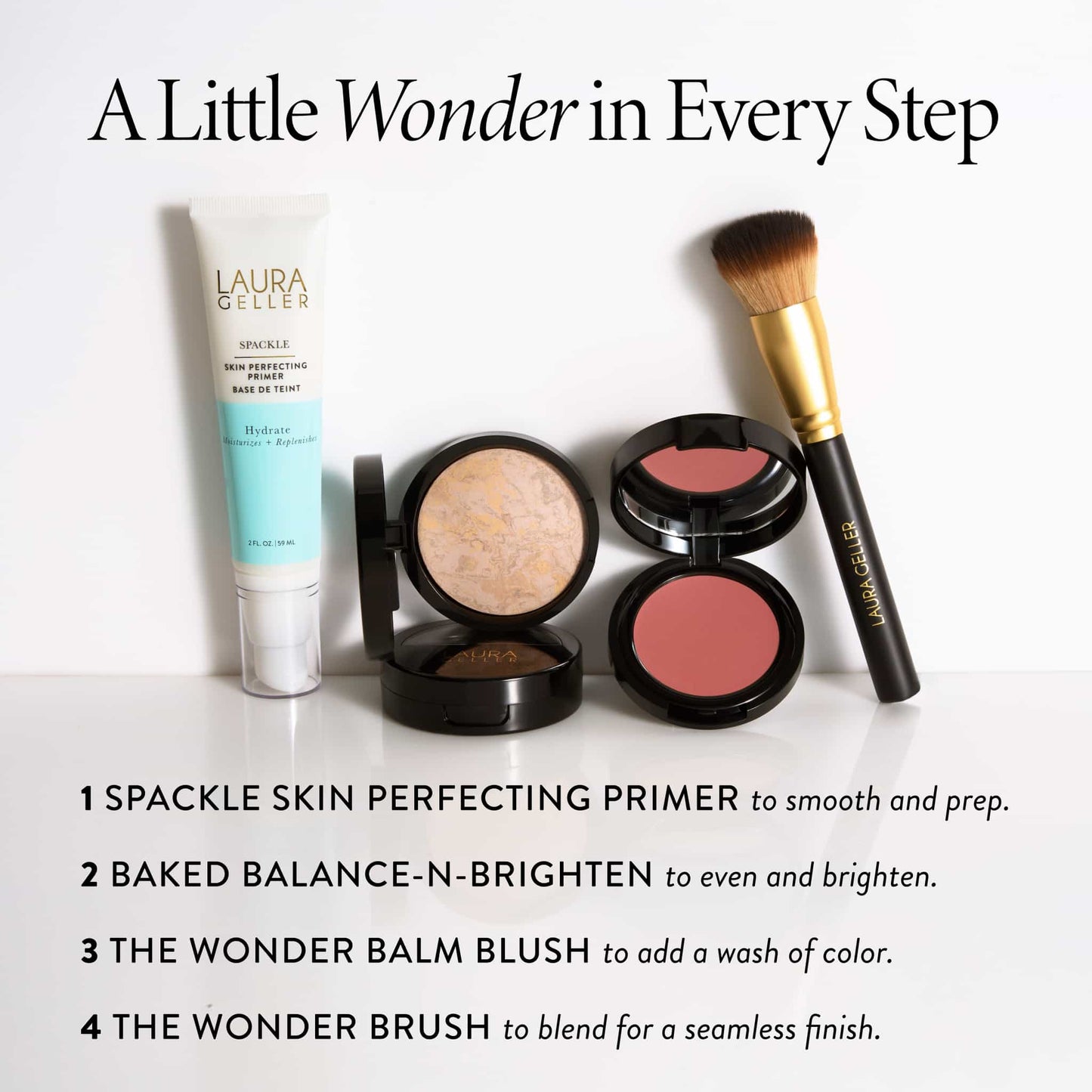 The Wonder Balm Cream blush routine