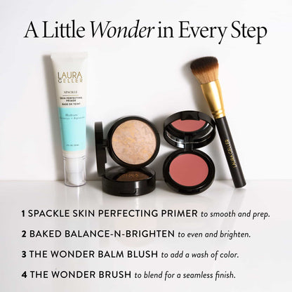 The Wonder Balm Cream blush routine
