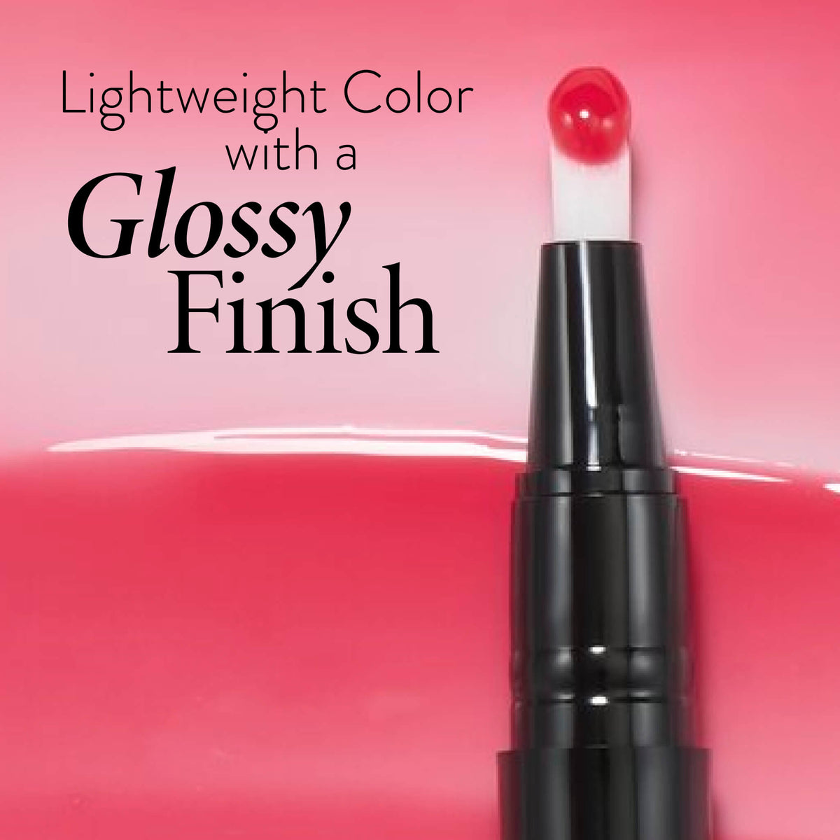 Tinted Lip Shine texture shot single brush