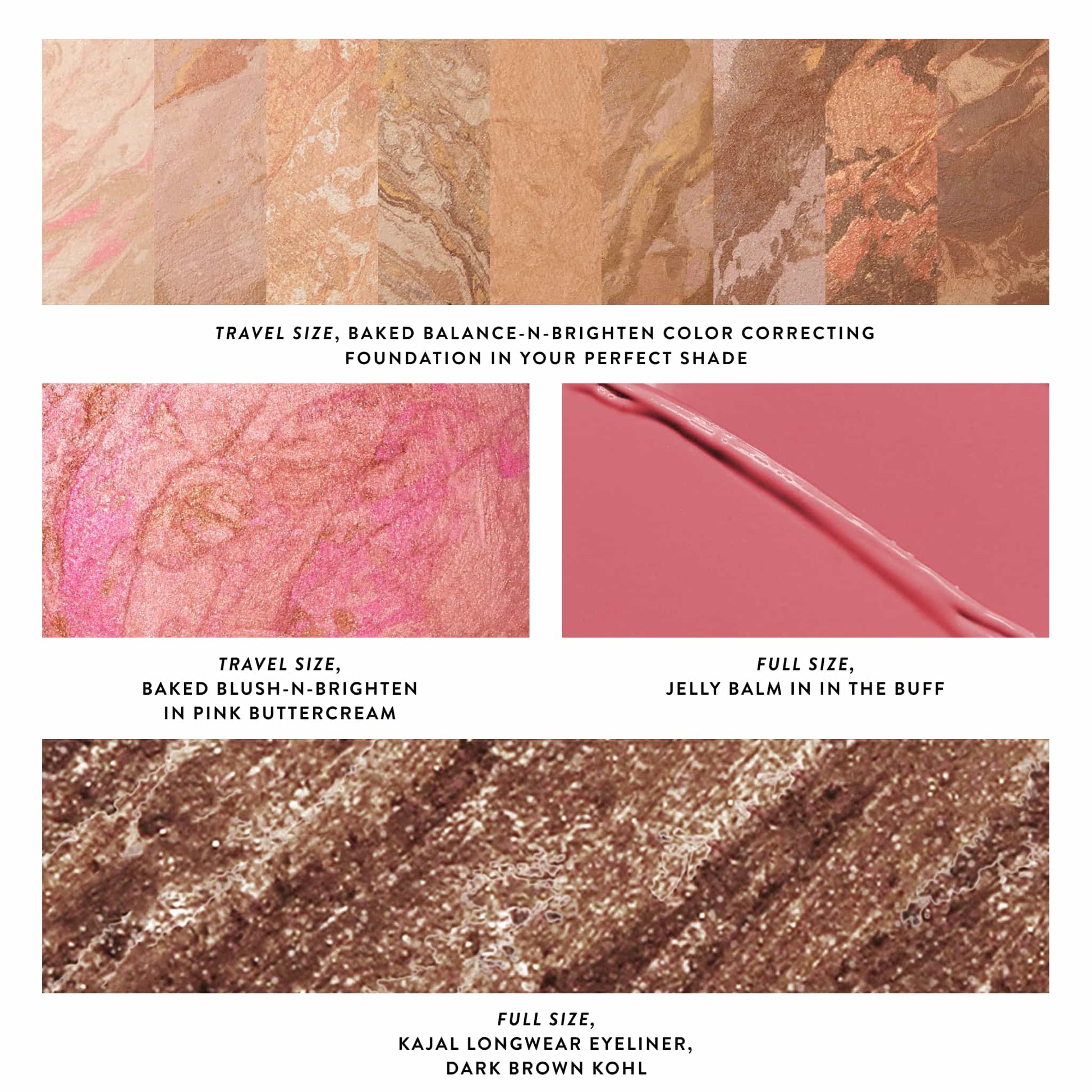 travel size sampler 5pc Group Texture