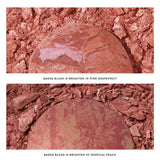 Blushing Beauties texture image w/ shade callout 