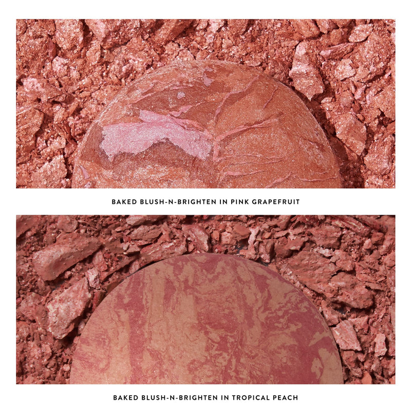 Blushing Beauties texture image w/ shade callout 
