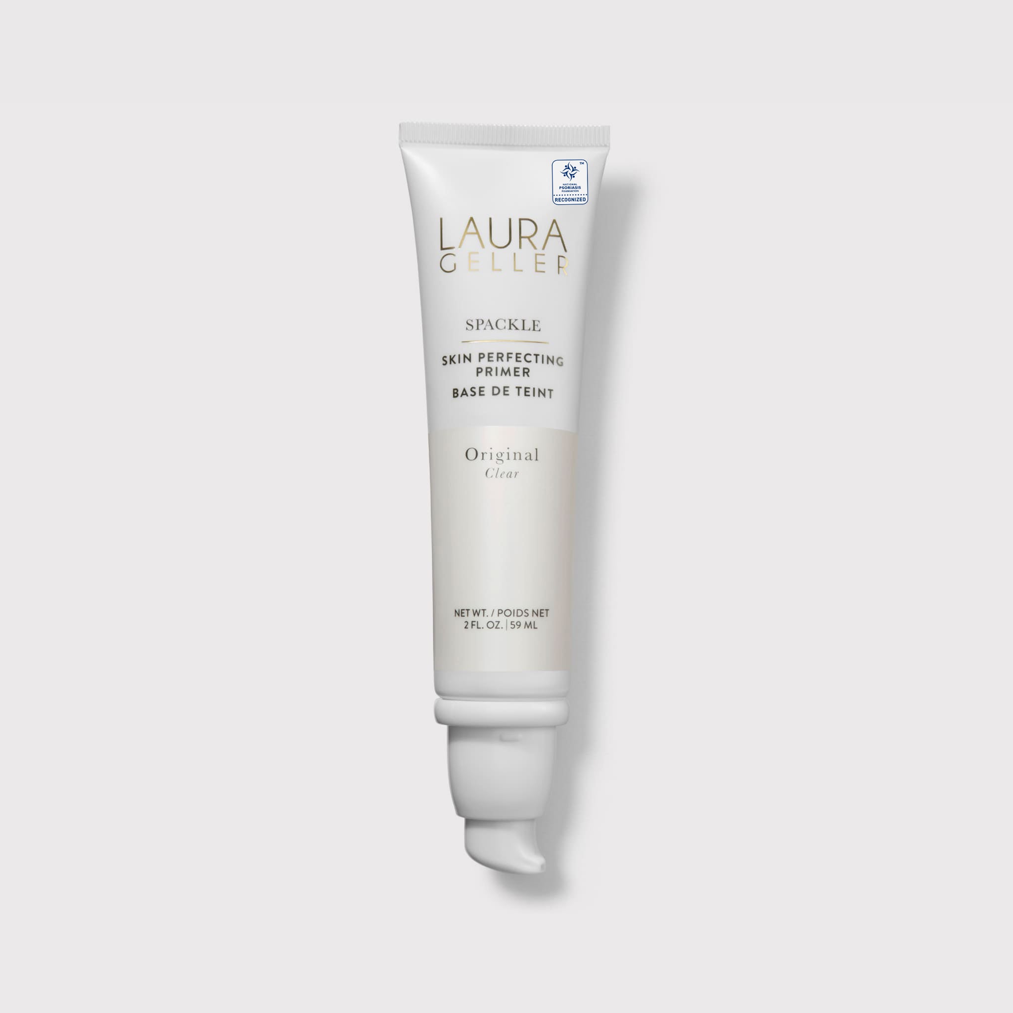 Spackle Skin Perfecting Primer: Original Clear with Psoriasis badge