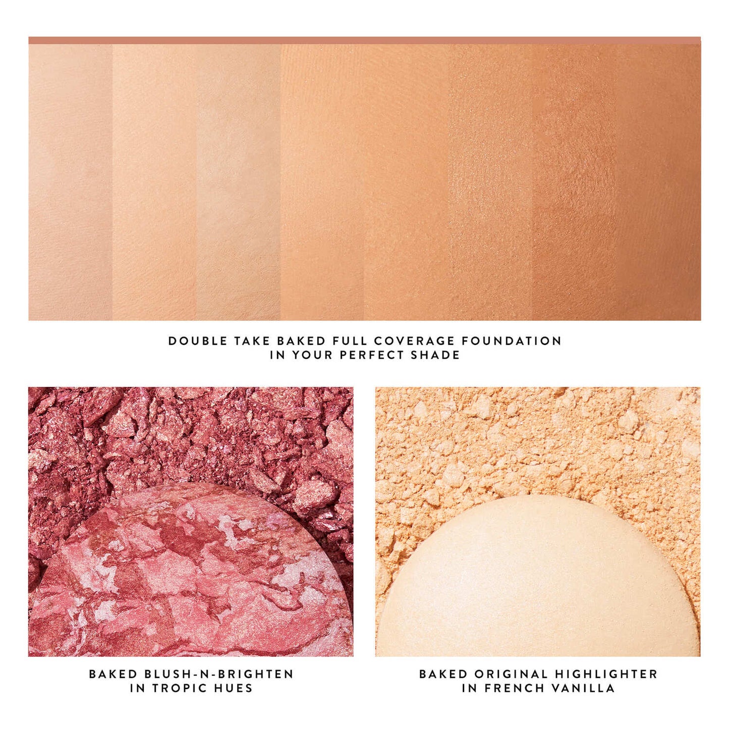 Daily Routine Full Coverage Kit w Highlighter - textures