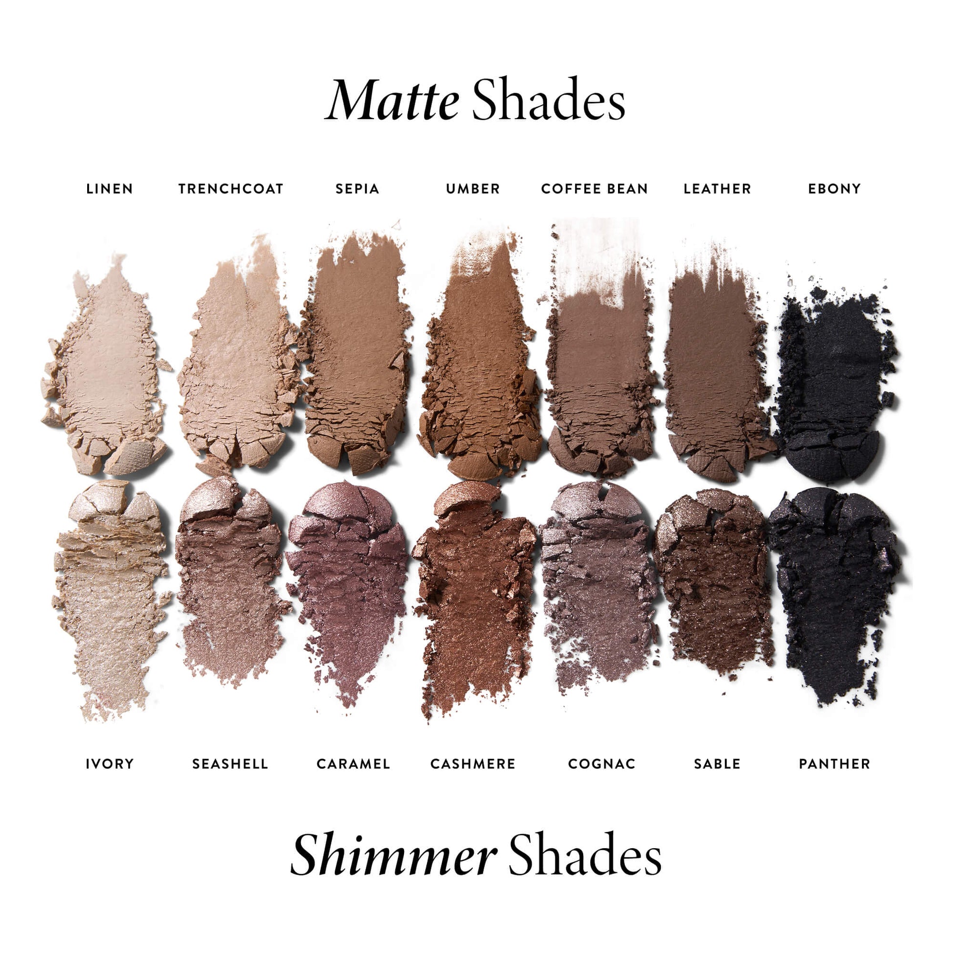 The Delectables 14 Multi-Finish Baked Eyeshadows Timeless Tones - texture