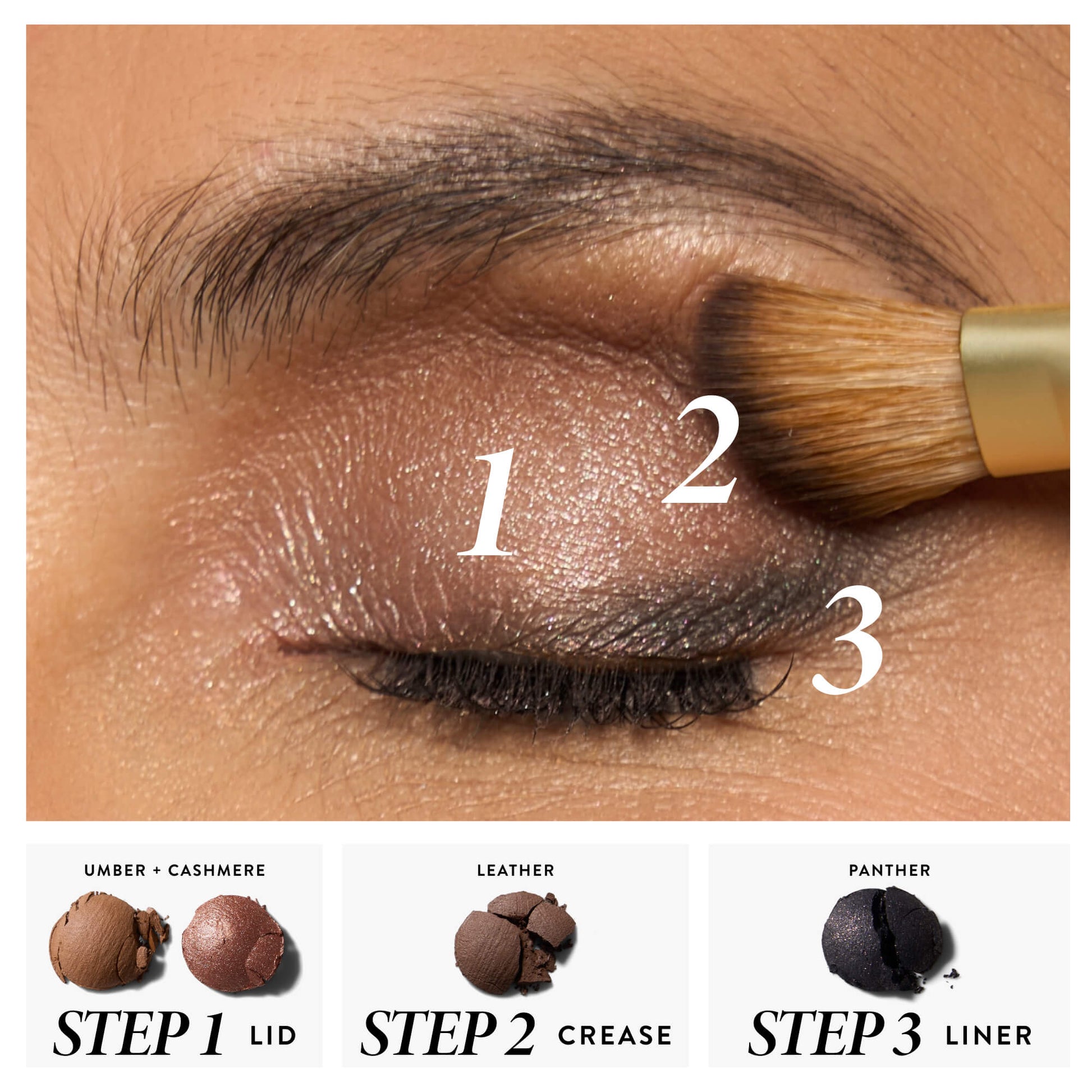 The Delectables 14 Multi-Finish Baked Eyeshadows Timeless Tones - where to apply