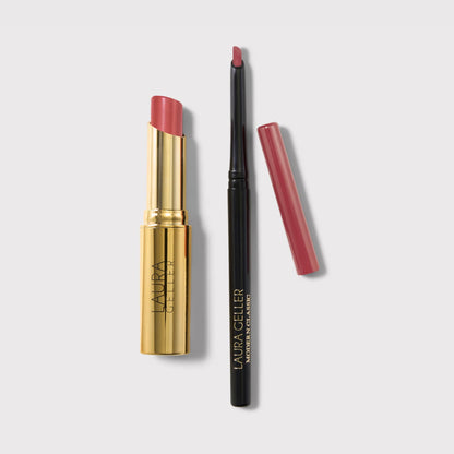Love Your Lips Duo Soldier in Just Peachy/Major Mauve