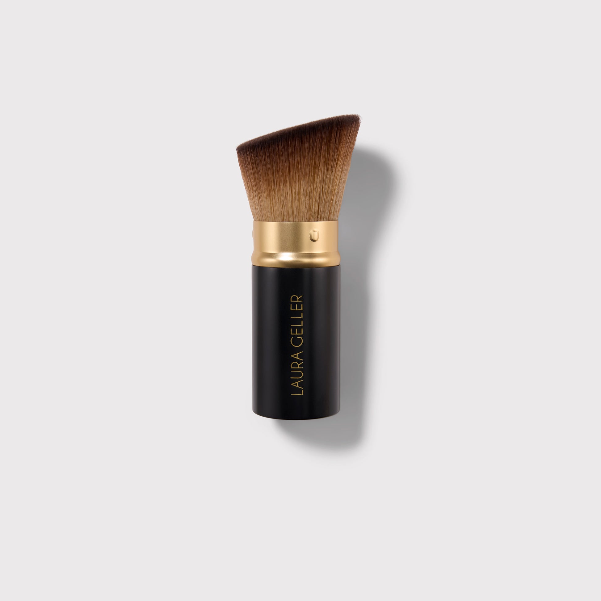 retractable angled kabuki brush soldier