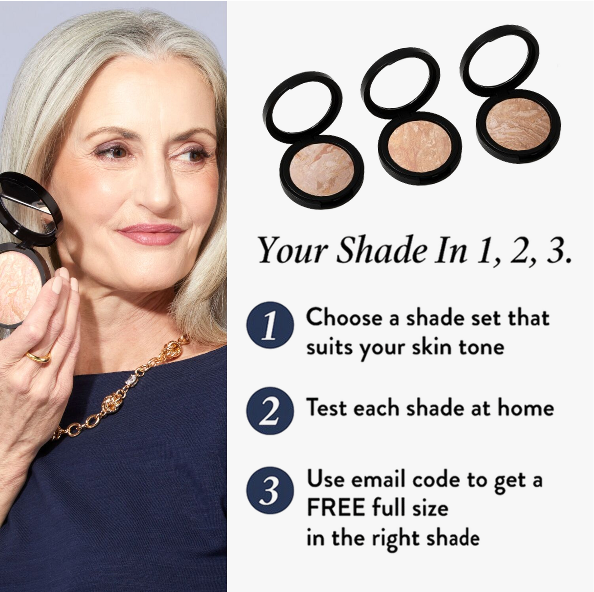 Baked Balance-n-Brighten Foundation Discovery Kit soldier 
