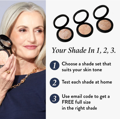 Baked Balance-n-Brighten Foundation Discovery Kit soldier 
