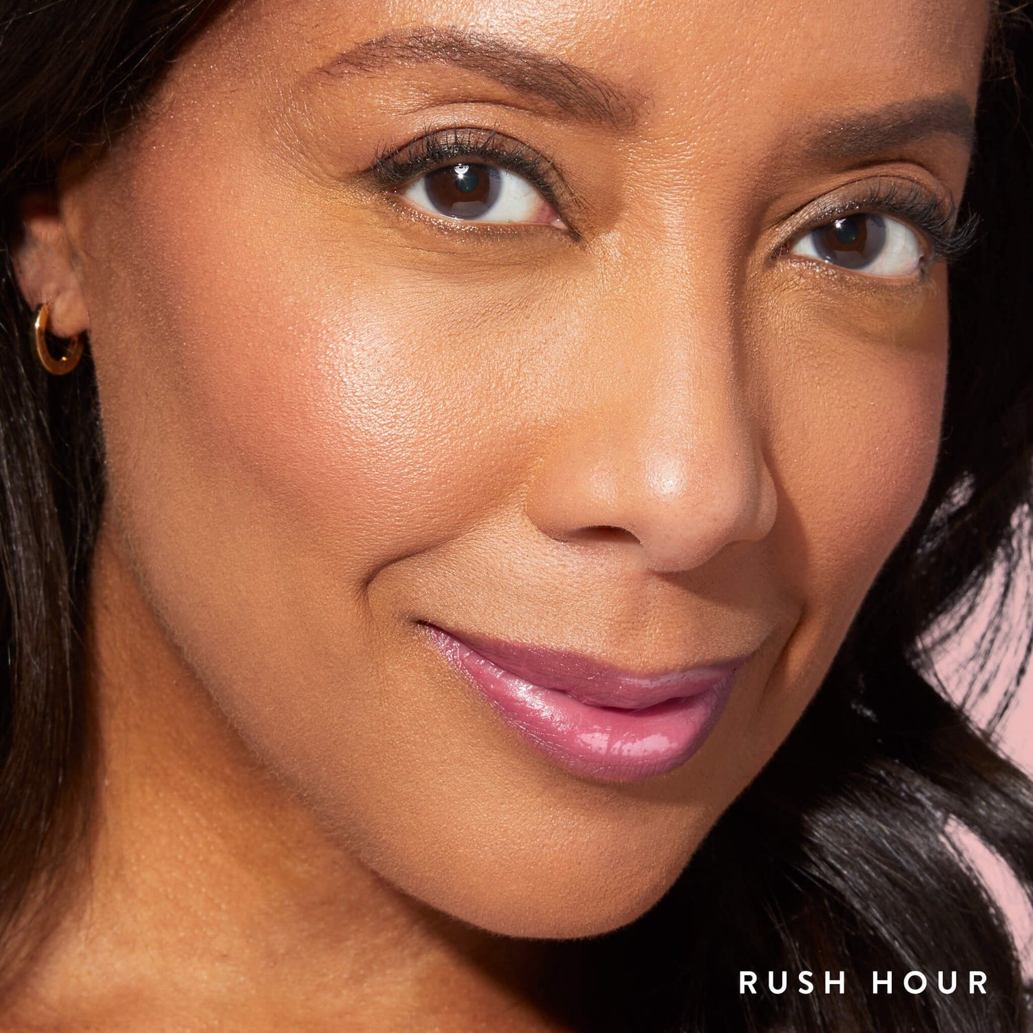 Prep-n-Go Lip Scrub and Tint Duo  lifestyle model wearing Rush Hour