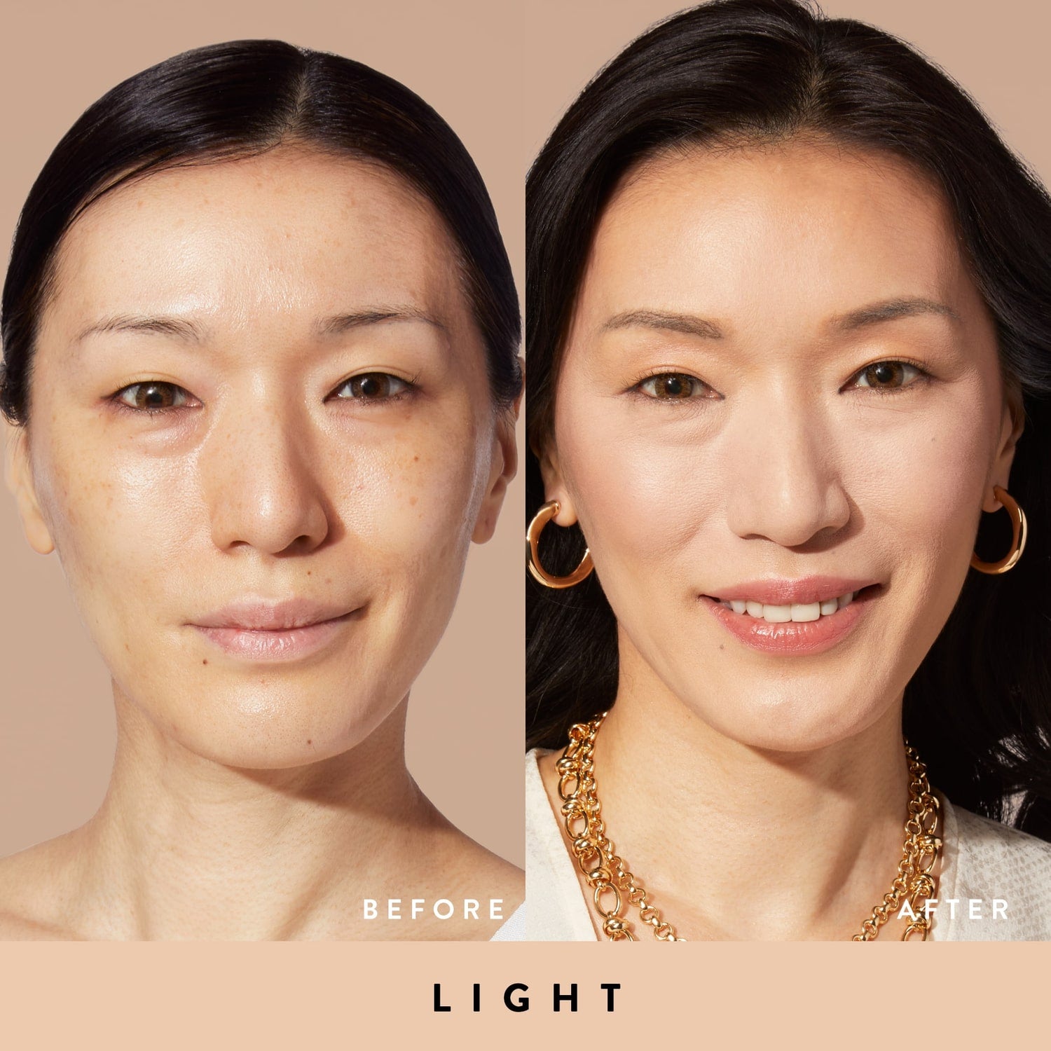 Quench-n-Tint Lightweight Tinted Moisturizer Model B&A in Light