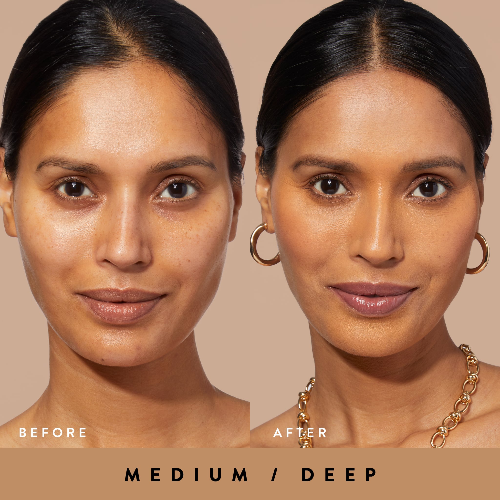 Quench-n-Tint Lightweight Tinted Moisturizer Model B&A in Medium/Deep