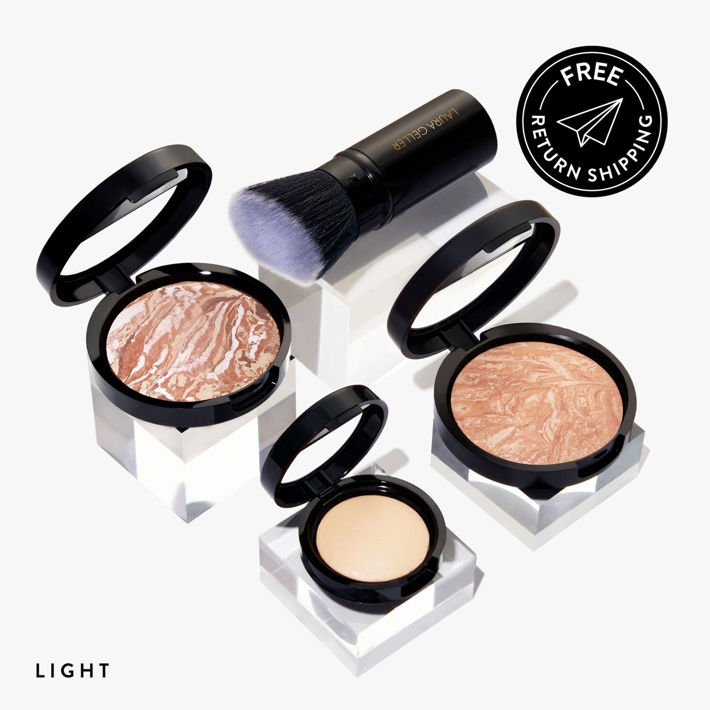 Laura Geller Daily Routine Bronze Full Face Kit in Light