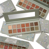 The Casual Collection Copper & Khaki 14 Multi-Finish Eyeshadows