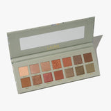 The Casual Collection Copper & Khaki 14 Multi-Finish Eyeshadows
