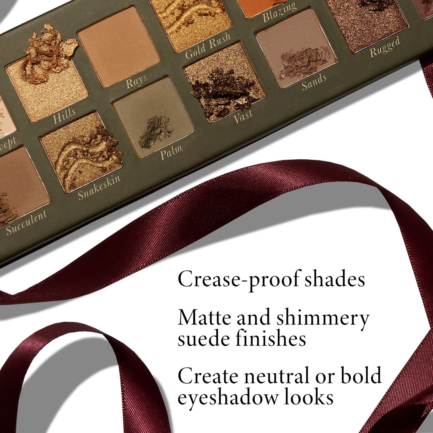 Seasonless Staples Desert Dreams 14 Multi-Finish Eyeshadows benefits