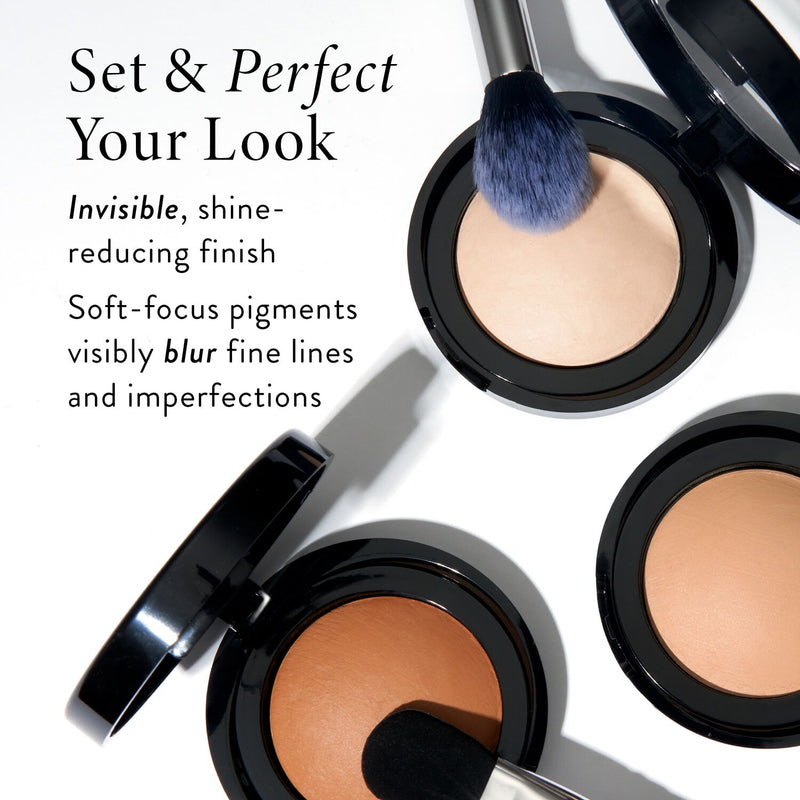 baked blurring and setting powder product benifit ingredient callout