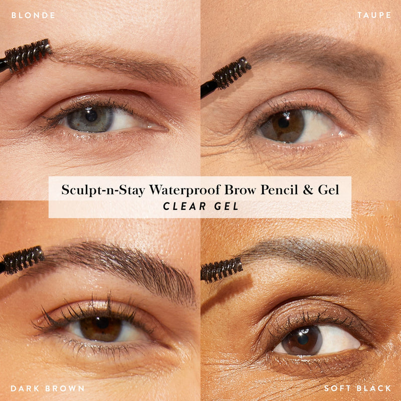 Laura Geller Sculpt-n-Stay Waterproof Brow Pencil & Gel - Taupe