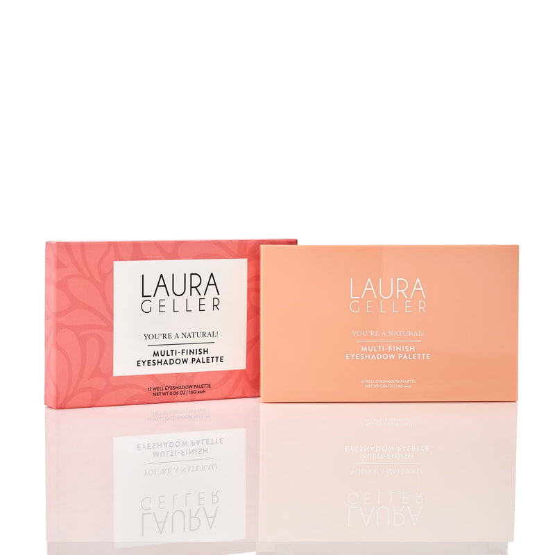 You're a natural! multi-finish eyeshadow palette rose and taupe collection packaging soldier 